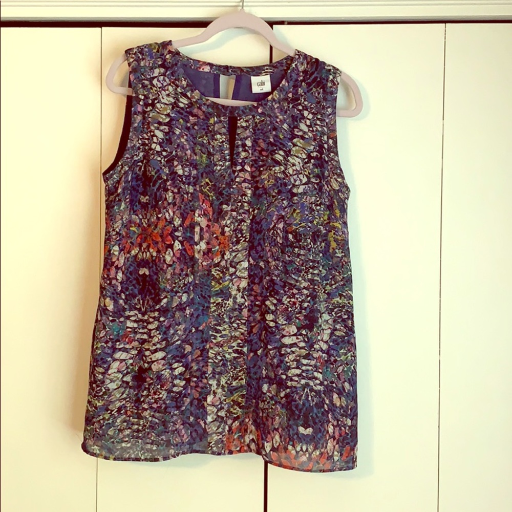 CAbi Stained Glass blouse